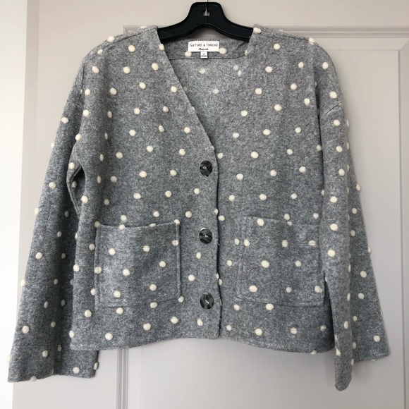 Madewell Sweaters - Madewell Texture & Thread Boxy Bobble Cardigan